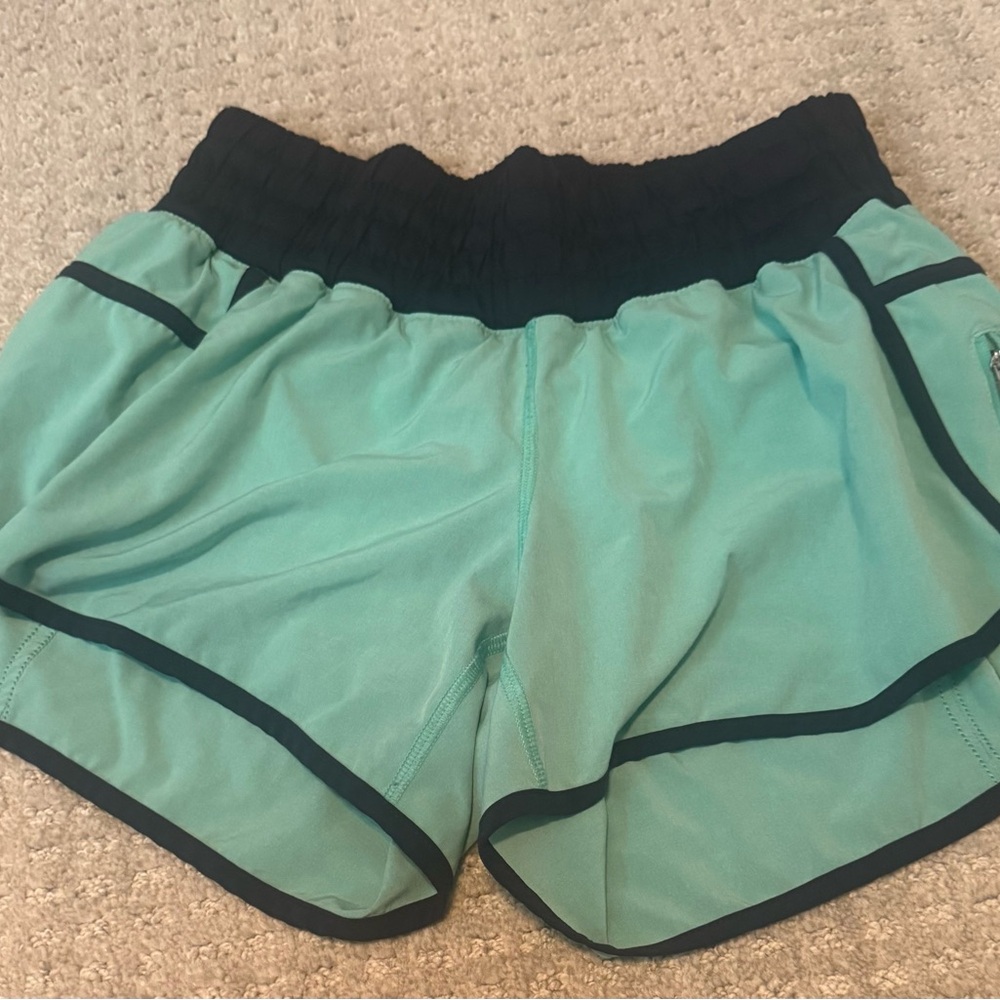 Lululemon Aqua and Navy Shorts